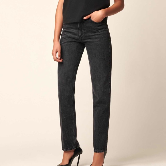 BALENCIAGA V BACK  HIGH RISE STRAIGHT SLIM LEG - Picture 3 of 13